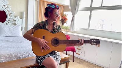 mature ass destroyed by bbc guitar student