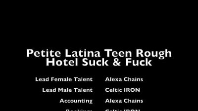 POV Alexa Chains Celebrates New Lingerie Contract with Rough Hotel Suck & Fuck!!!