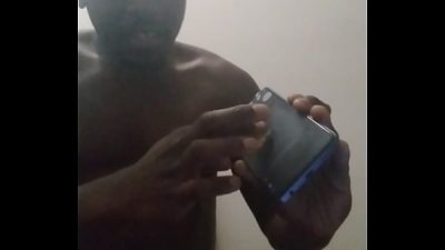 Orgasming to some solo ebony videos and testing my new phone to see if it works properly 3