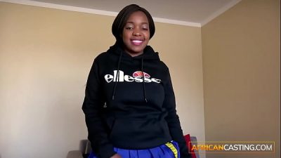 Big Tits African Beauty Busted Down By White Man