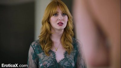 Redhead Babe Squirts & Spits On Husband’s Dick