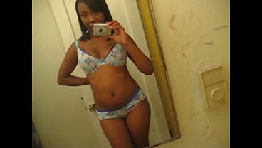Sexy Ebony & Latina Babes w Big Tits Strip Nude in Selfies