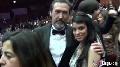 Two porn performers break into a cinema award show and fuck right there
