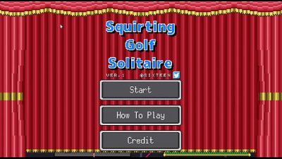 Squirting Golf Solitaire