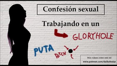 Voz española. Ella confiesa su experiencia en un gloryhole.