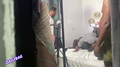 Behind the scenes of a porn shoot series