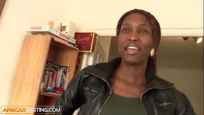 Huge Ass Real Nigerian Mom Oiled and Fucked On Couch