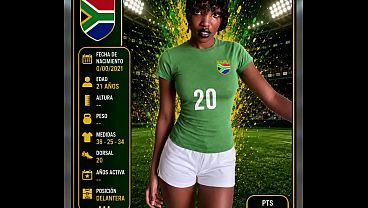 LAS 26 MODELOS RANKEADAS DE LA Selección virtual de AFRICA DEL SUR
