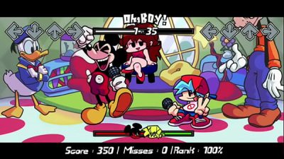 Micky Mouse cums hard!